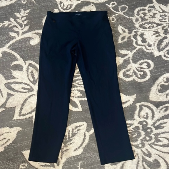 Kaari blue elastic waist stretch pants. Size 12. Dressy or casual. Like new. - Picture 1 of 5